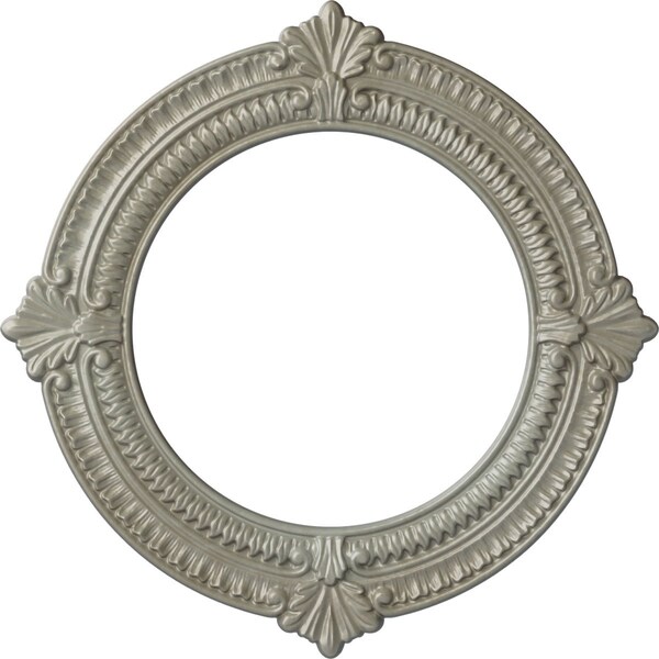 Ekena Millwork Benson Ceiling Medallion (Fits Canopies up to 8"), Hand-Painted Flash Gold, 13 1/8"OD x 8"ID x 5/8"P CM13BNFLS - main